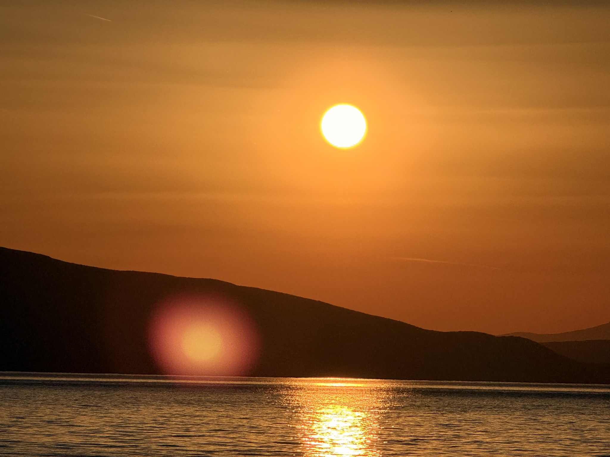 Sun reflection